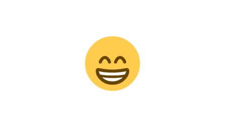 Arti Emoji “😁” Wajah bersinar dengan mata tersenyum
