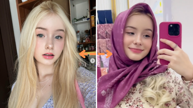 Foto Bule Barbie Berbusana Muslim dan Hijab