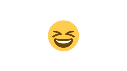 Arti 😆 Emoji Wajah Senyum lebar dengan Mata menyipit